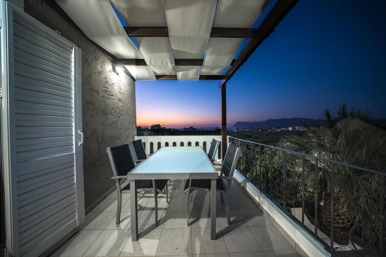 Petronila Luxury Villa With Heated Private Pool กิสเซมอส ภายนอก รูปภาพ