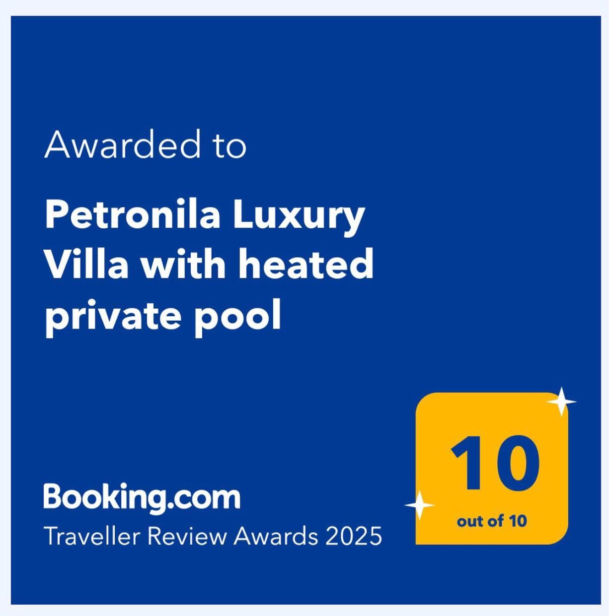 Petronila Luxury Villa With Heated Private Pool กิสเซมอส ภายนอก รูปภาพ